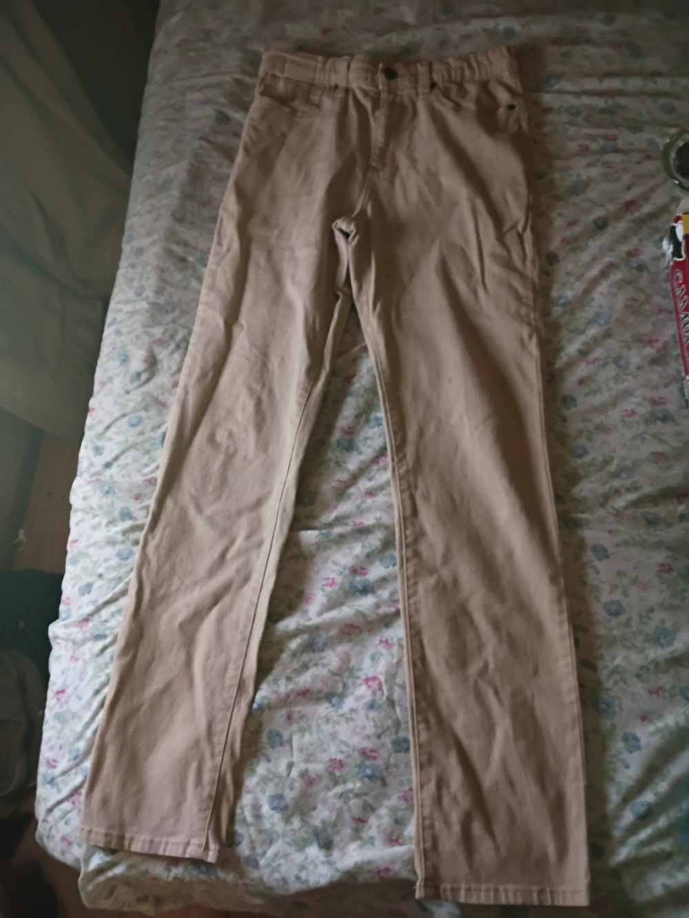 U.S. Polo Assn. Women’s Beige Straight-Leg Jeans -size 18